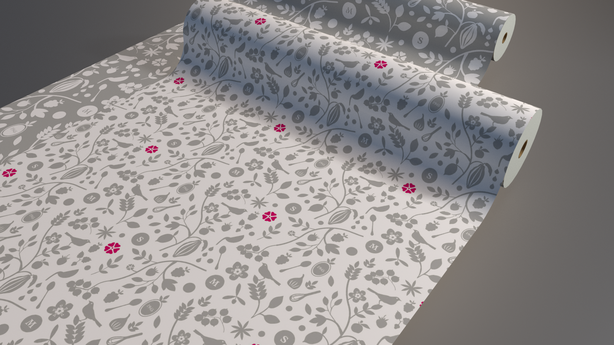 maison sarroche motif floral institutionnel studio 247